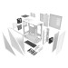 Корпус Thermaltake Divider 300 TG Air Snow CA-1S2-00M6WN-02