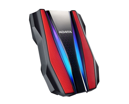 Жесткий диск внешний 1TB ADATA HD770G, RGB, черный/красный Жесткий диск внешний 1TB ADATA HD770G, RGB, черный/красный