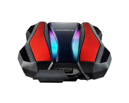 Жесткий диск внешний 1TB ADATA HD770G, RGB, черный/красный Жесткий диск внешний 1TB ADATA HD770G, RGB, черный/красный