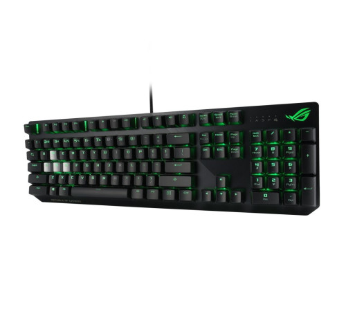 Клавиатура проводная игровая ASUS XA02 ROG STRIX SCOPE ROG NX Red ABS, черный