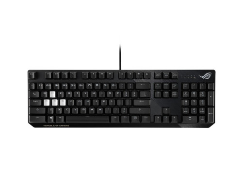 Клавиатура проводная игровая ASUS XA02 ROG STRIX SCOPE ROG NX Red ABS, черный Клавиатура проводная игровая ASUS XA02 ROG STRIX SCOPE ROG NX Red ABS, черный