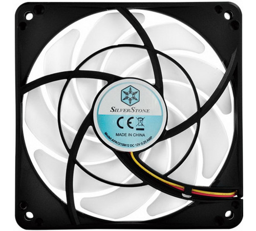 Вентилятор для корпуса Silverstone SST-FN123, белый/черный