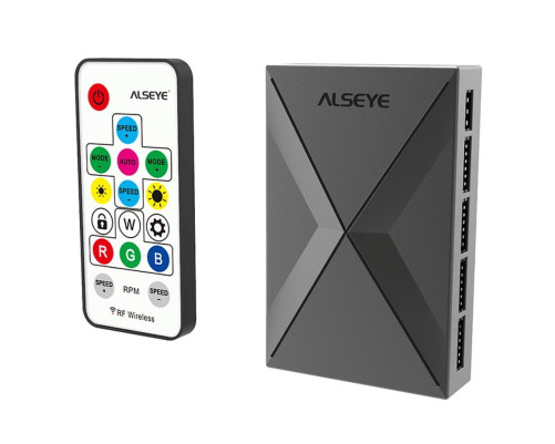 Вентилятор для корпуса ALSEYE CRLS-300DS, белый (комплект 3 шт.)
