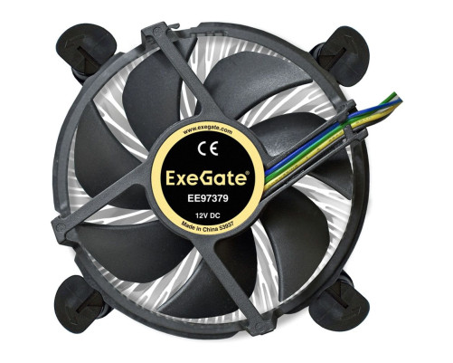 Вентилятор для процессора ExeGate EE97379, черный Вентилятор для процессора ExeGate EE97379, черный
