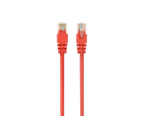 Патч-корд Cablexpert UTP кат.5e, 1.5 м, литой, многожильный, красный