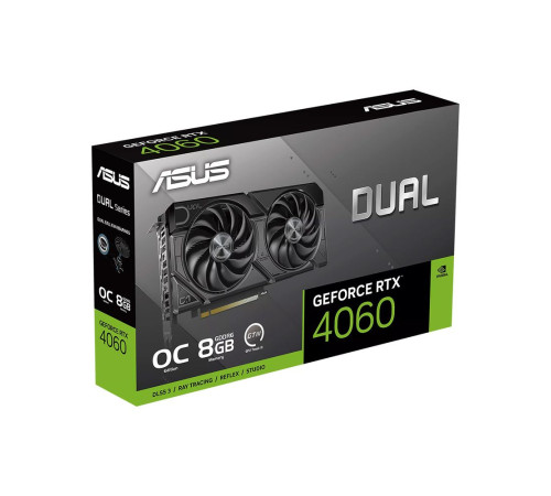 Видеокарта ASUS RTX4060 DUAL EVO OC 8GB, GDDR6/128-bit