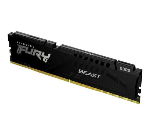 Модуль оперативной памяти Kingston 8GB FURY Beast Black EXPO DDR5 5200Mhz DIMM, 1RX16 36-40-40 1.25V 288-pin 16Gbit