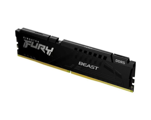 Модуль оперативной памяти Kingston 8GB DDR5 5200 DIMM FURY Beast Black EXPO Non-ECC, 1RX16 36-40-40 1.25V 288-pin 16Gbit Модуль оперативной памяти Kingston 8GB DDR5 5200 DIMM FURY Beast Black EXPO Non-ECC, 1RX16 36-40-40 1.25V 288-pin 16Gbit