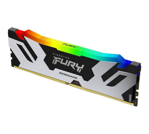 Модуль оперативной памяти Kingston 16GB FURY Renegade Silver/Black RGB XMP DDR5 8000Mhz DIMM 1RX8 38-48-48 1.45V 288-pin 16Gbit