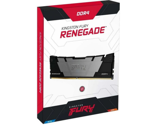 Модуль оперативной памяти Kingston 32GB DDR4 3600 FURY Renegade Black XMP Non-ECC Unbuffered DIMM (Single Module) 2RX8 18-22-22 1.35V 288-pin 16Gbit