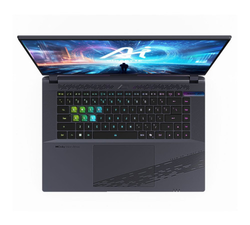 Ноутбук AORUS 16X ASG Intel Core i9-14900HX 32Gb/SSD1Tb/RTX 4070 8Gb/16"/IPS/QHD+/165Hz/NoOS/Grey (ASG-63KZC64SD)
