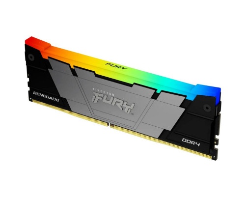 Модуль оперативной памяти Kingston 16GB DDR4 3200 FURY Renegade RGB Black XMP Non-ECC Unbuffered DIMM (Kit 2*8gb) 1RX8 16-18-18 1.35V 288-pin 8Gbit