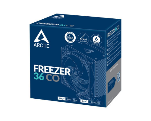 Вентилятор для процессора Arctic Cooling Вентилятор для процессора Arctic Freezer 36 CO - Retail (Intel: LGA 1851, LGA 1700 AMD: AM5, AM4) (ACFRE00122A) Вентилятор для процессора Arctic Cooling Вентилятор для процессора Arctic Freezer 36 CO - Retail (Intel: LGA 1851, LGA 1700 AMD: AM5, AM4) (ACFRE00122A)