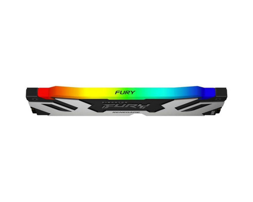 Модуль оперативной памяти Kingston 64GB DDR5 6400 FURY Renegade Silver/Black RGB XMP Non-ECC Unbuffered DIMM (Kit 2*32gb) 2RX8 32-39-39 1.4V 288-pin 16Gbit