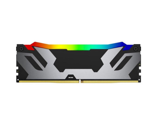 Модуль оперативной памяти Kingston 64GB DDR5 6400 FURY Renegade Silver/Black RGB XMP Non-ECC Unbuffered DIMM (Kit 2*32gb) 2RX8 32-39-39 1.4V 288-pin 16Gbit
