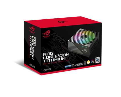 Блок питания 1200 Вт ASUS ROG-LOKI-1200T-SFX-L-GAMING, черный/белый Блок питания 1200 Вт ASUS ROG-LOKI-1200T-SFX-L-GAMING, черный/белый