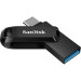 USB накопитель 32GB SanDisk Ultra Dual Drive Go, USB 3.2, черный