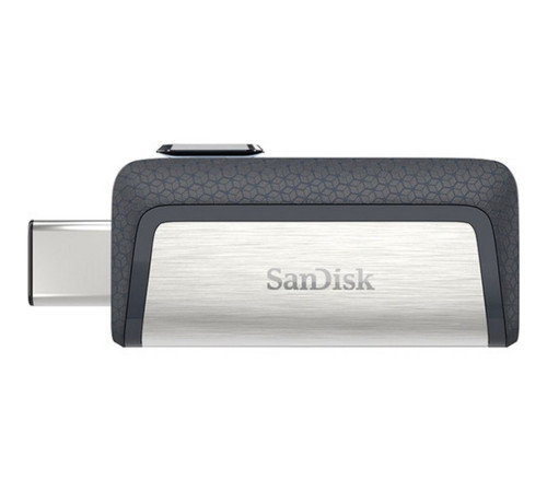 USB накопитель 128GB SanDisk Ultra Dual USB 3.2 Gen 1, черный/серебристый