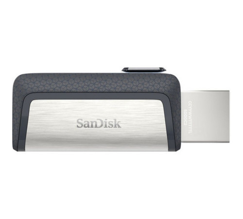 USB накопитель 128GB SanDisk Ultra Dual USB 3.2 Gen 1, черный/серебристый