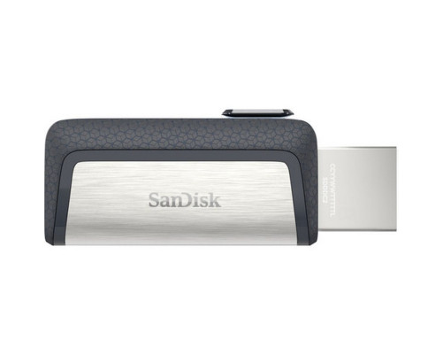 USB накопитель 128GB SanDisk Ultra Dual USB 3.2 Gen 1, черный/серебристый USB накопитель 128GB SanDisk Ultra Dual USB 3.2 Gen 1, черный/серебристый