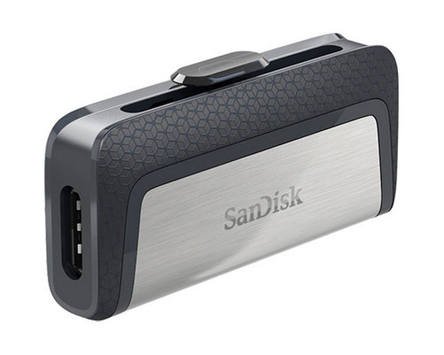 USB накопитель 128GB SanDisk Ultra Dual USB 3.2 Gen 1, черный/серебристый USB накопитель 128GB SanDisk Ultra Dual USB 3.2 Gen 1, черный/серебристый