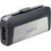 USB накопитель 128GB SanDisk Ultra Dual USB 3.2 Gen 1, черный/серебристый