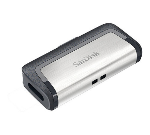 USB накопитель 128GB SanDisk Ultra Dual USB 3.2 Gen 1, черный/серебристый