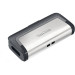 USB накопитель 128GB SanDisk Ultra Dual USB 3.2 Gen 1, черный/серебристый