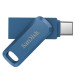 USB накопитель 128GB SanDisk Ultra Dual USB 3.2 Gen 1, синий