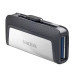 USB накопитель 64GB SanDisk Ultra Dual USB 3.2 Gen 1, черный/серебристый