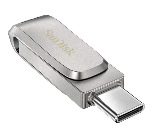 USB накопитель 512GB SanDisk Ultra Dual USB 3.1 Gen 1, серебристый