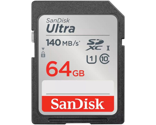 Карта памяти 64GB SanDisk Ultra SDSDUNB-064G-GN6IN Class 10 UHS I