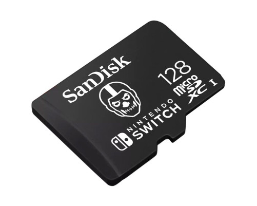 Карта памяти microSDXC 128GB SanDisk Nintendo Fortnite Edition Skull Trooper SDSQXAO-128G-GN6ZG Class 10 UHS-I, без адаптера Карта памяти microSDXC 128GB SanDisk Nintendo Fortnite Edition Skull Trooper SDSQXAO-128G-GN6ZG Class 10 UHS-I, без адаптера