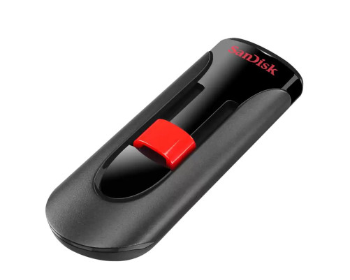 USB накопитель 256GB SanDisk Cruzer Glide USB 2.0, черный/красный USB накопитель 256GB SanDisk Cruzer Glide USB 2.0, черный/красный