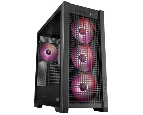 Корпус ASUS TUF GAMING GT302 TG ARGB BLACK (90DC00I0-B19000) GT302/ARGB FANS/BLK Корпус ASUS TUF GAMING GT302 TG ARGB BLACK (90DC00I0-B19000) GT302/ARGB FANS/BLK