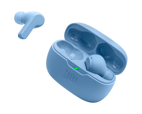 Гарнитура беспроводная JBL WAVE BEAM, синий