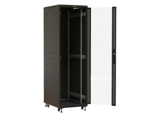 Шкаф Hyperline TTBR-4261-DD-RAL9004, черный Шкаф Hyperline TTBR-4261-DD-RAL9004, черный