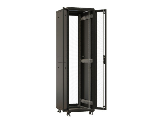 Шкаф Hyperline TTBR-4762-DD-RAL9004, черный Шкаф Hyperline TTBR-4762-DD-RAL9004, черный