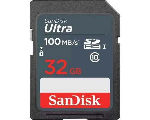 Карта памяти SDHC 32GB SanDisk Ultra SDSDUNR-032G-GN3IN Class 10 UHS-I Карта памяти SDHC 32GB SanDisk Ultra SDSDUNR-032G-GN3IN Class 10 UHS-I