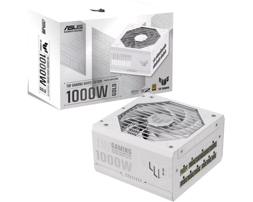 Блок питания 1000 Вт ASUS TUF-GAMING-1000G, белый Блок питания 1000 Вт ASUS TUF-GAMING-1000G, белый
