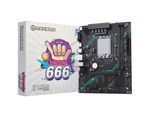 Материнская плата Maxsun MS-H610M 666 WIFI6 (LGA1700) Материнская плата Maxsun MS-H610M 666 WIFI6 (LGA1700)