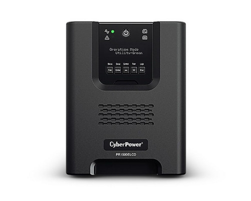 Источник бесперебойного питания CyberPower PR1500ELCD, черный Источник бесперебойного питания CyberPower PR1500ELCD, черный