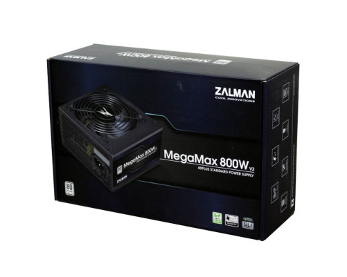 Блок питания 800 Вт Zalman MegaMax800W V2, черный