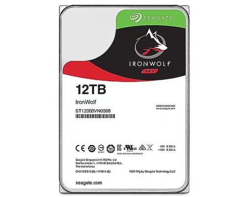 Жесткий диск 12TB Seagate IronWolf NAS ST12000VN0008 Жесткий диск 12TB Seagate IronWolf NAS ST12000VN0008