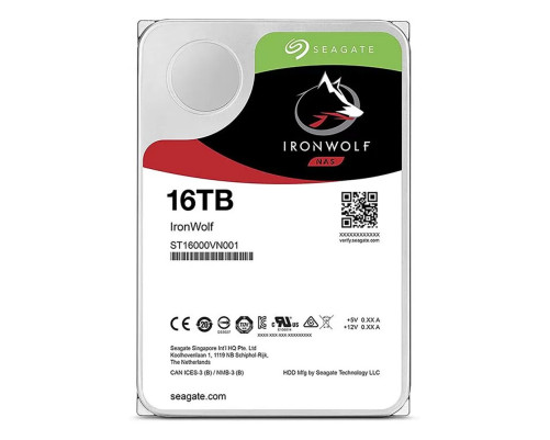 Жесткий диск 16TB Seagate IronWolf NAS ST16000VN001 Жесткий диск 16TB Seagate IronWolf NAS ST16000VN001