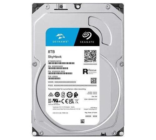 Жесткий диск 8TB Seagate SkyHawk Surveillance ST8000VX010