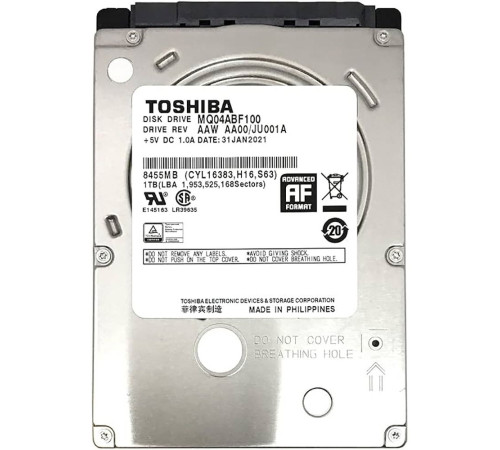 Жесткий диск 1TB Toshiba MQ04ABF100