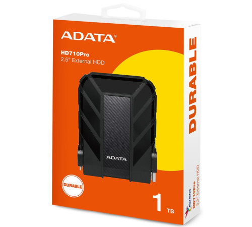 Внешний жесткий диск 1TB ADATA HD710 Pro, USB 3.1, черный