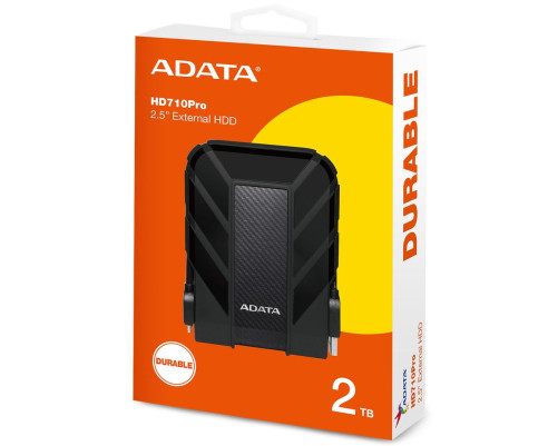 Внешний жесткий диск 2TB ADATA HD710 Pro, USB 3.1, черный Внешний жесткий диск 2TB ADATA HD710 Pro, USB 3.1, черный