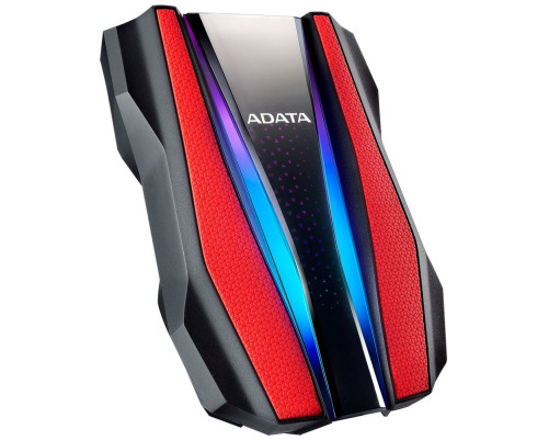 Жесткий диск внешний 2TB ADATA HD770G, RGB, черный